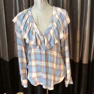 Soft flannel blouse